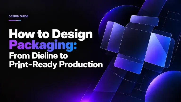 How to Design Packaging: From Dieline to Print-Ready Production