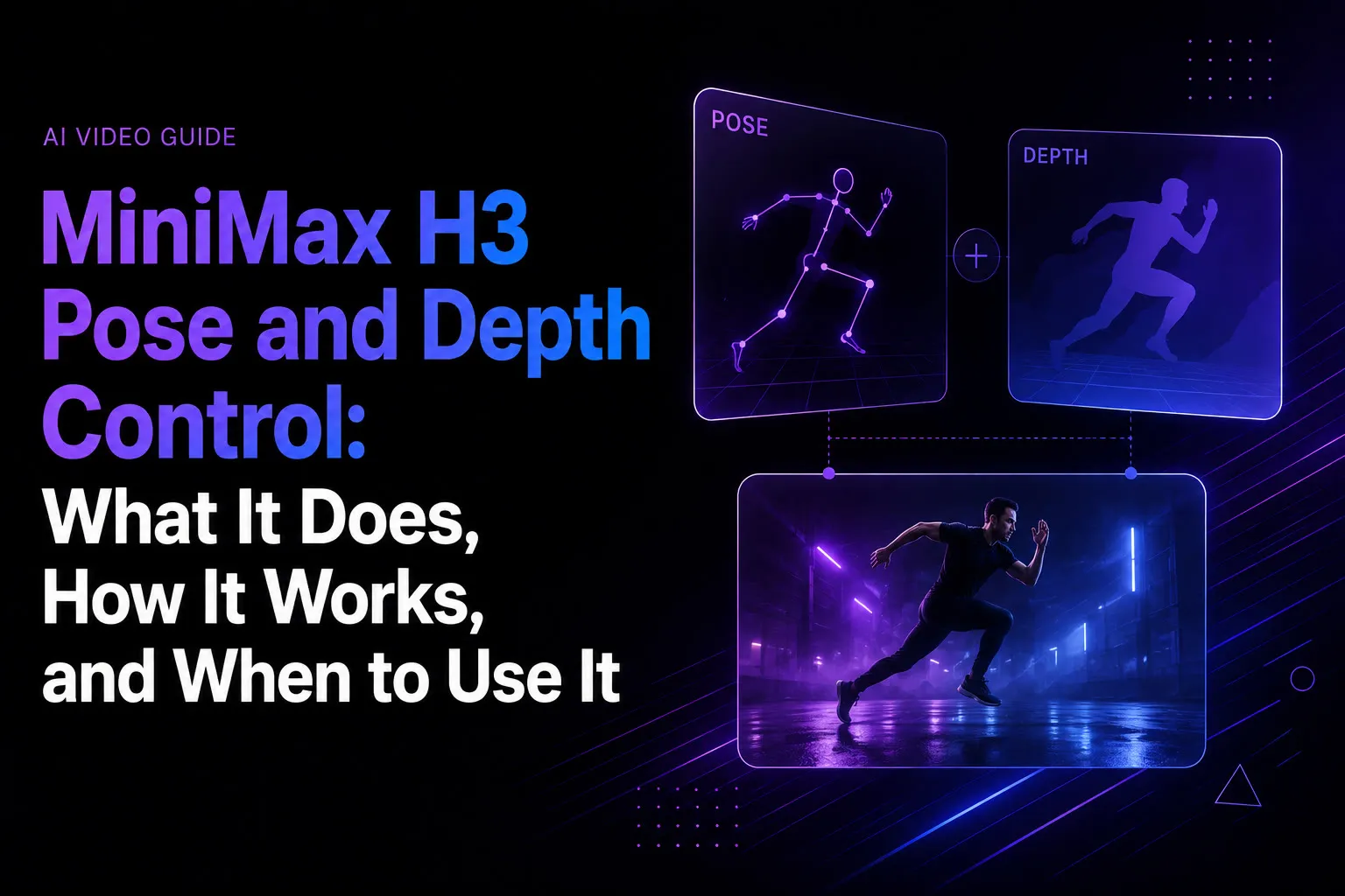 Control de pose y profundidad en MiniMax H3: qué hace, cómo funciona y cuándo usarlo