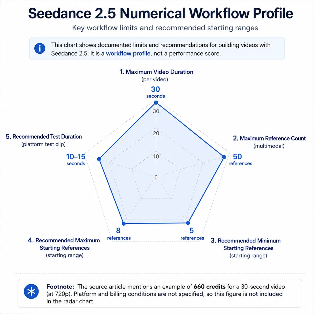 Seedance 2.5 Reference Capacity by Media Type
