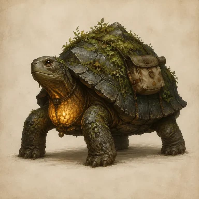 Gros plan d’une illustration de personnage non-joueur ou de monstre de jeu de rôle