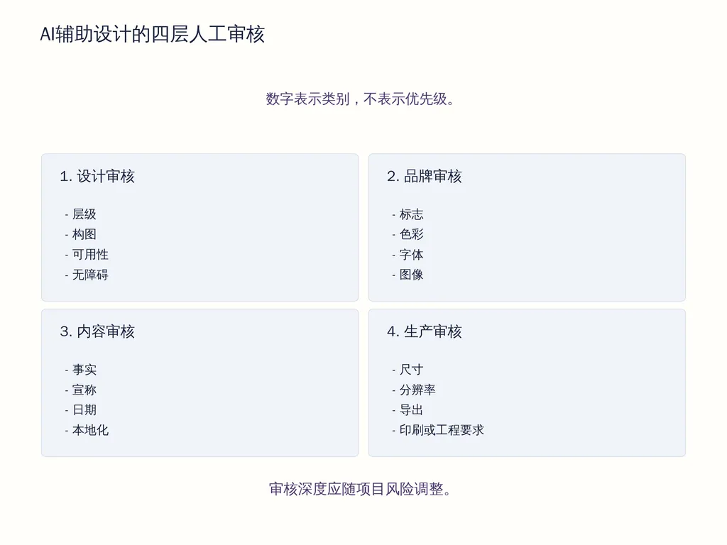 AI辅助设计的四层人工审核
