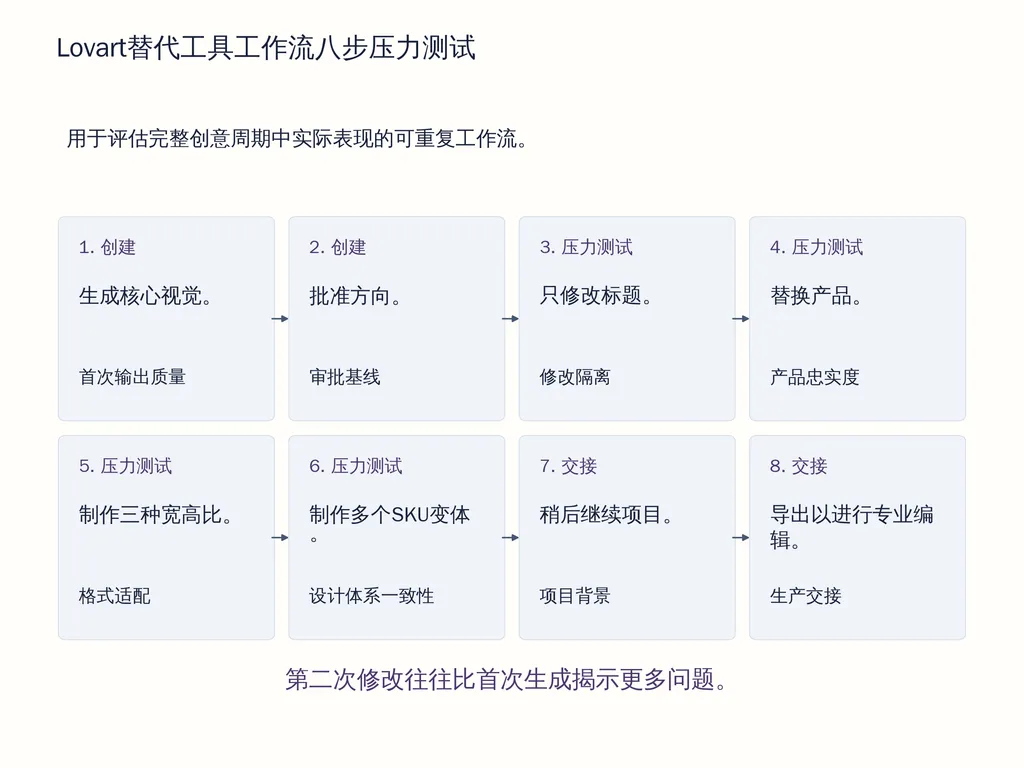 Lovart替代工具工作流八步压力测试
