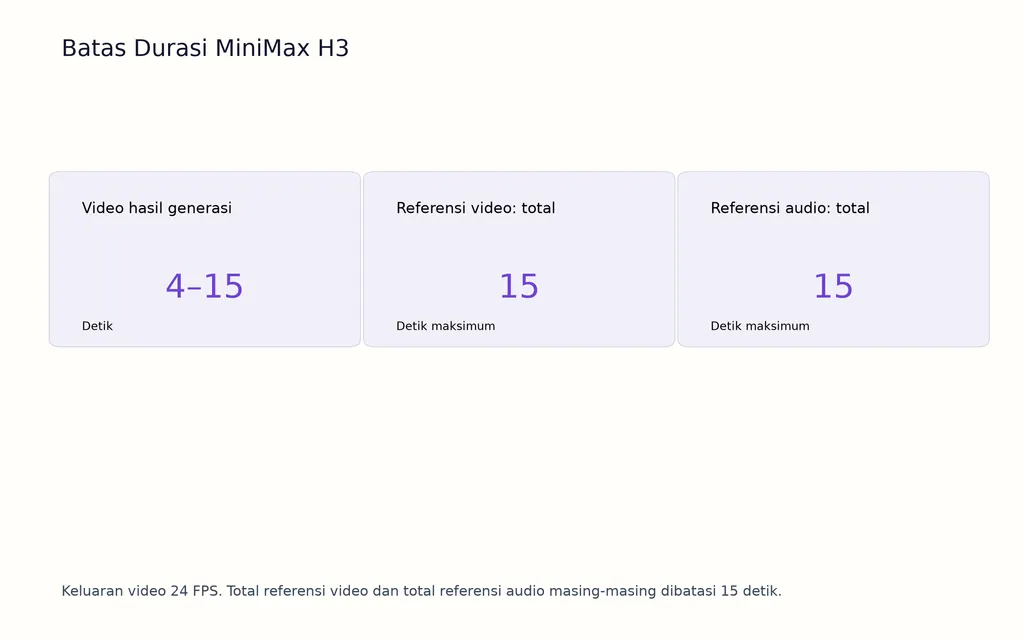 Batas Durasi MiniMax H3