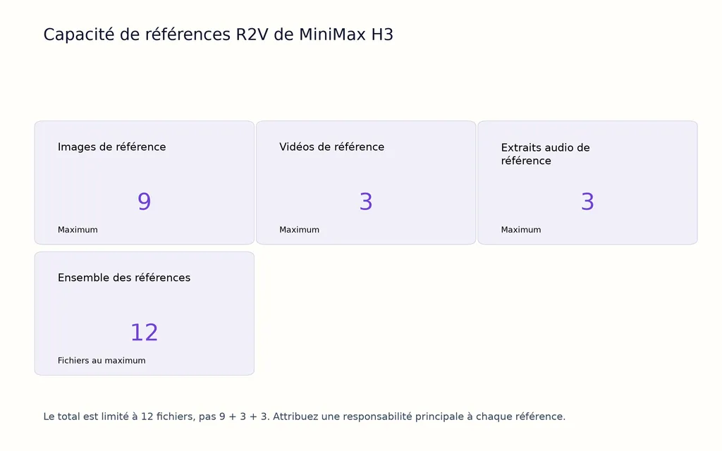 Capacité de références R2V de MiniMax H3