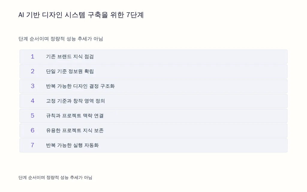 AI 기반 디자인 시스템 구축을 위한 7단계