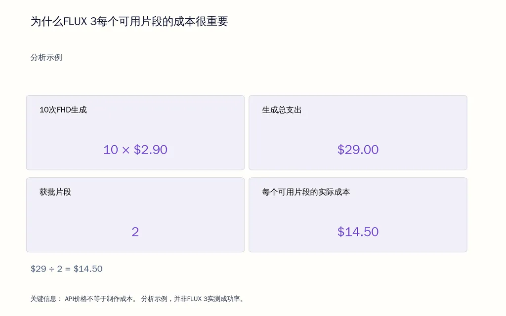 为什么FLUX 3每个可用片段的成本很重要