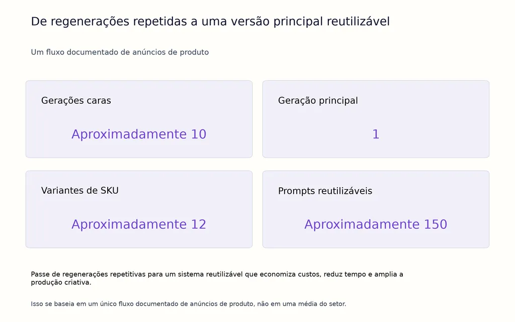 De regenerações repetidas a uma versão principal reutilizável