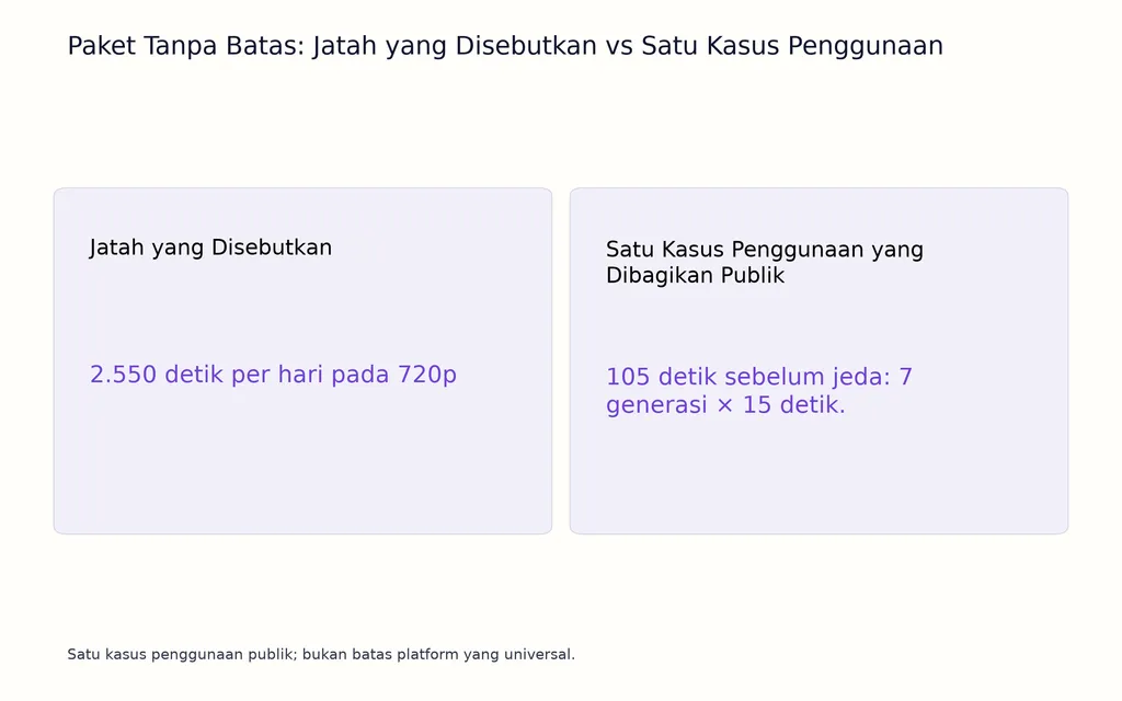 Paket Tanpa Batas: Jatah yang Disebutkan vs Satu Kasus Penggunaan