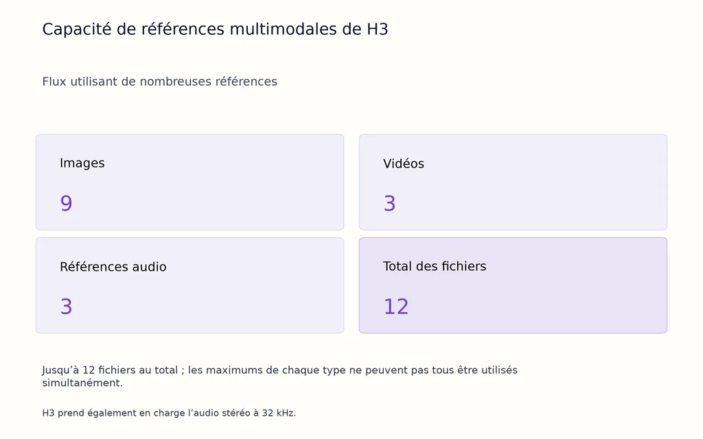 Capacité de références multimodales de H3