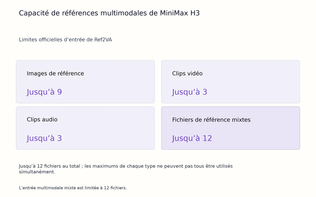 Capacité de références multimodales de MiniMax H3