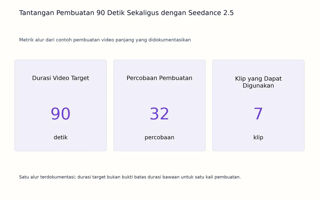 Tantangan Pembuatan 90 Detik Sekaligus dengan Seedance 2.5