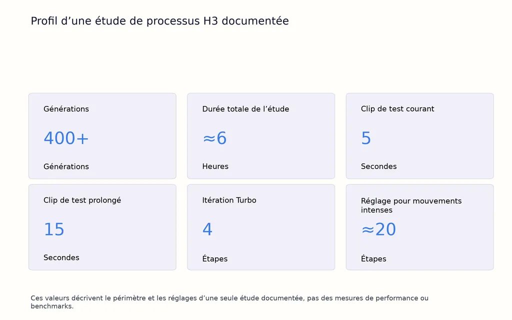 Profil d’une étude de processus H3 documentée