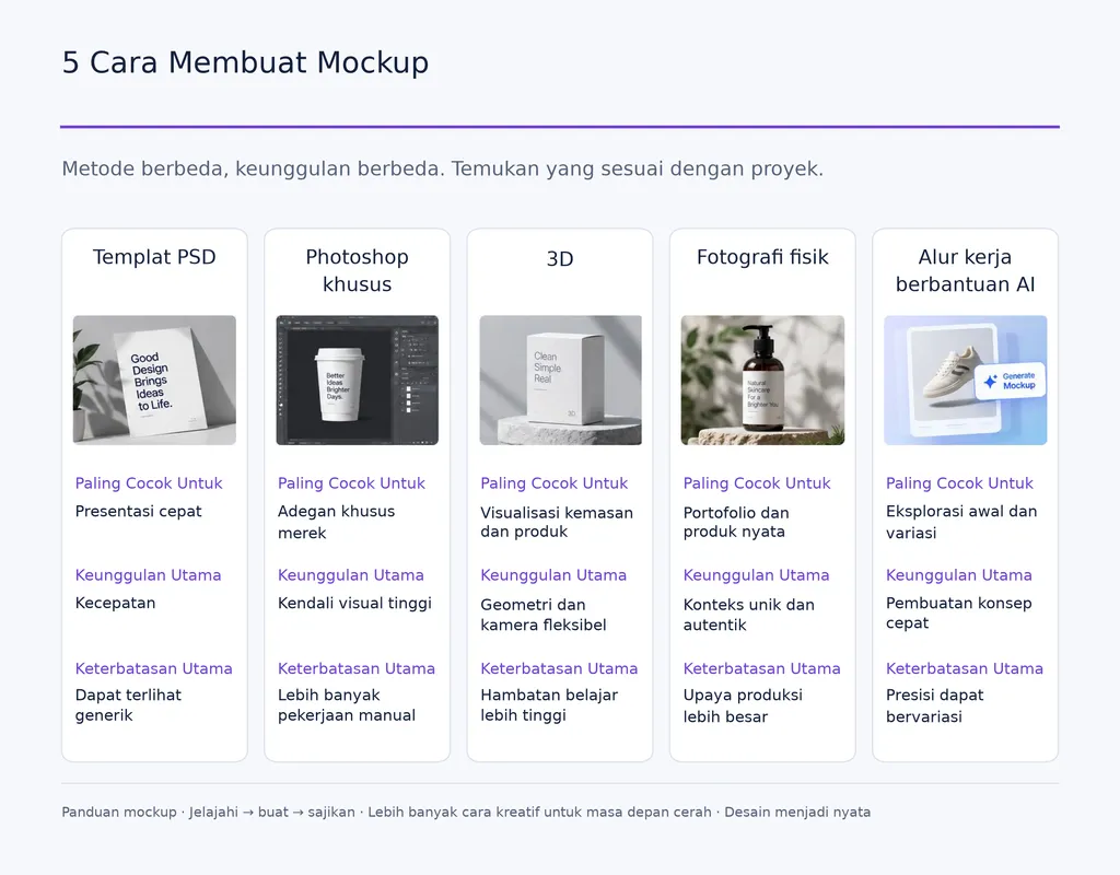 5 Cara Membuat Mockup