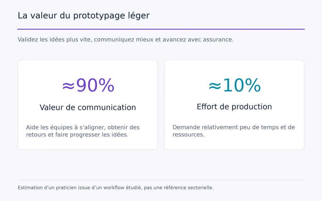 La valeur du prototypage léger