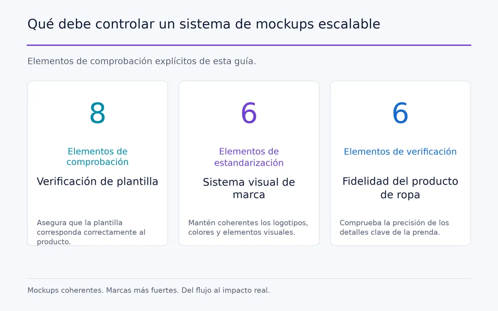Qué debe controlar un sistema de mockups escalable