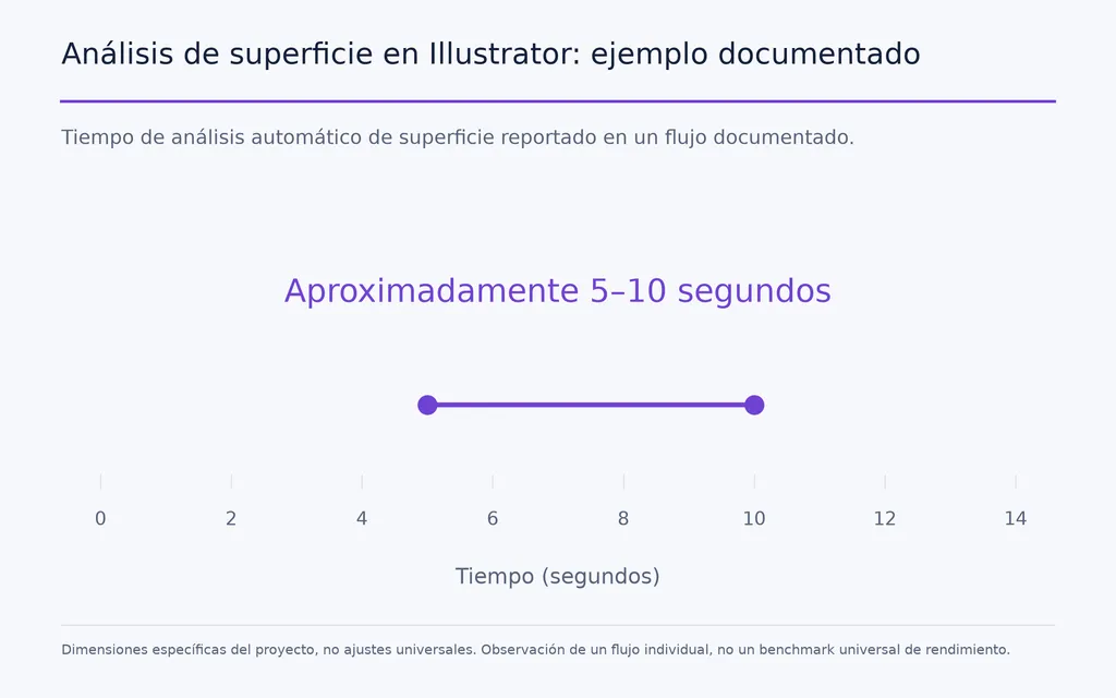 Análisis de superficie en Illustrator: ejemplo documentado