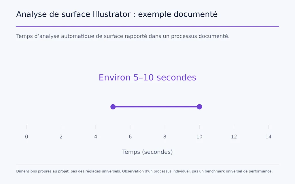 Analyse de surface Illustrator : exemple documenté