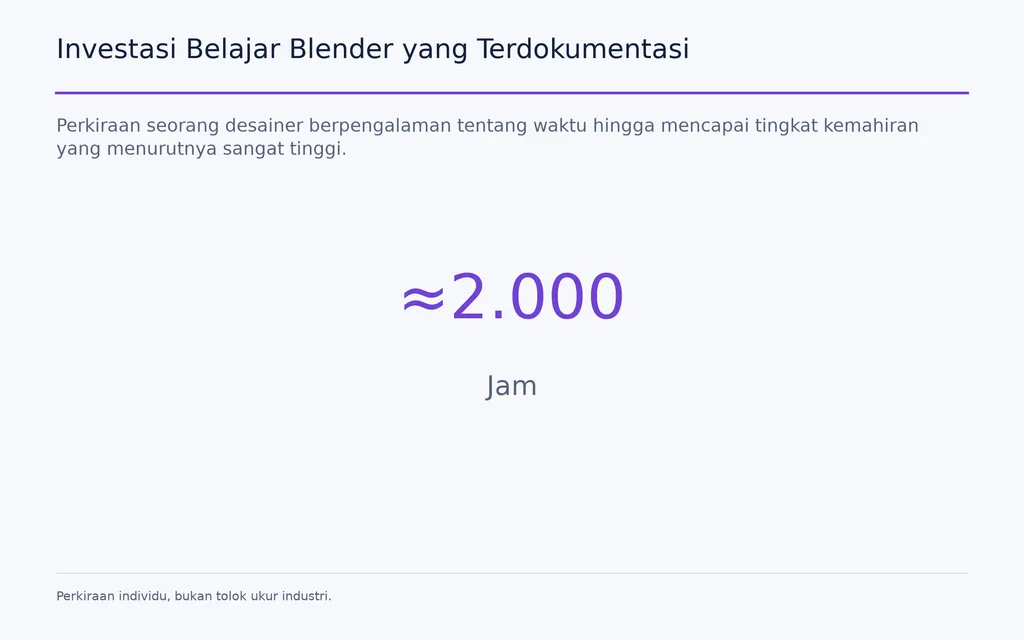 Investasi Belajar Blender yang Terdokumentasi