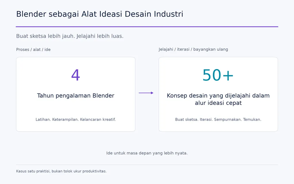 Blender sebagai Alat Ideasi Desain Industri
