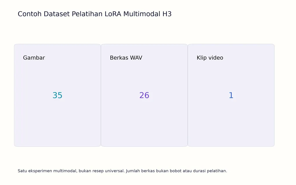 Contoh Dataset Pelatihan LoRA Multimodal H3