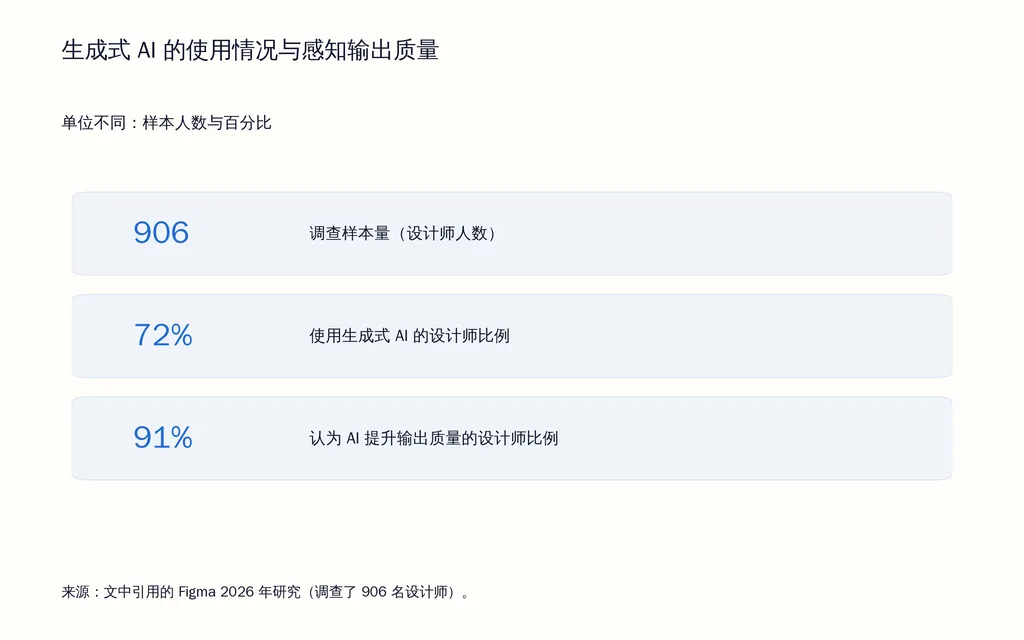 生成式 AI 的使用情况与感知输出质量