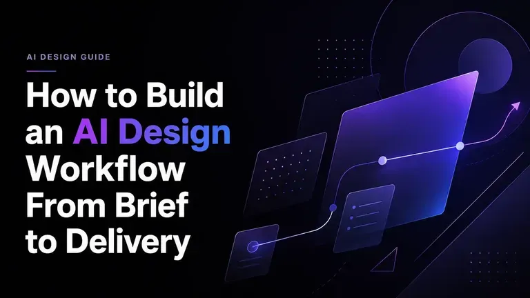 Cómo crear un flujo de trabajo de diseño con IA desde el briefing hasta la entrega