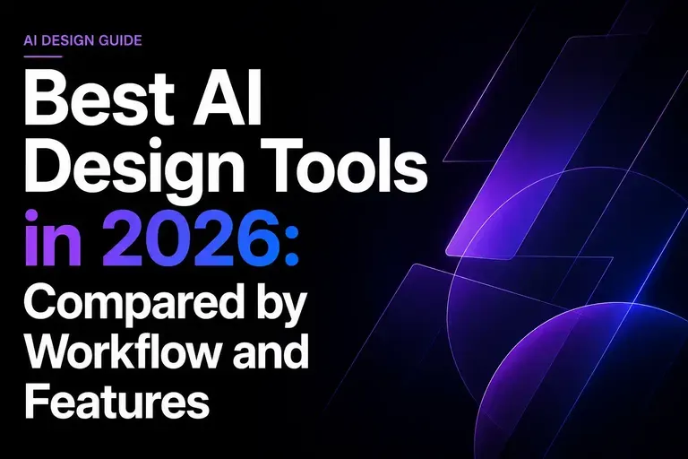 2026년 최고의 AI 디자인 도구: 워크플로와 기능별 비교