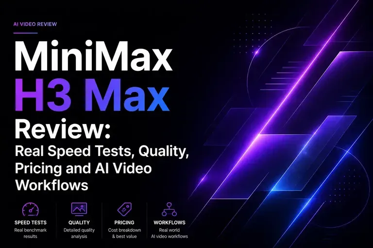MiniMax H3 Max 리뷰: 실제 속도 테스트, 품질, 가격과 AI 영상 작업 흐름