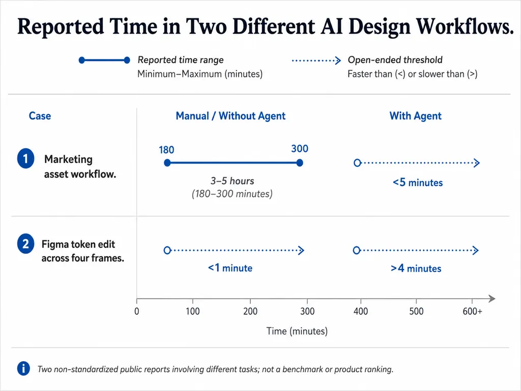 Reported Time in Two Different AI Design Workflows.