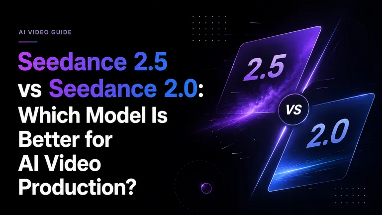 Seedance 2.5 frente a Seedance 2.0: ¿qué modelo es mejor para producir vídeo con IA?