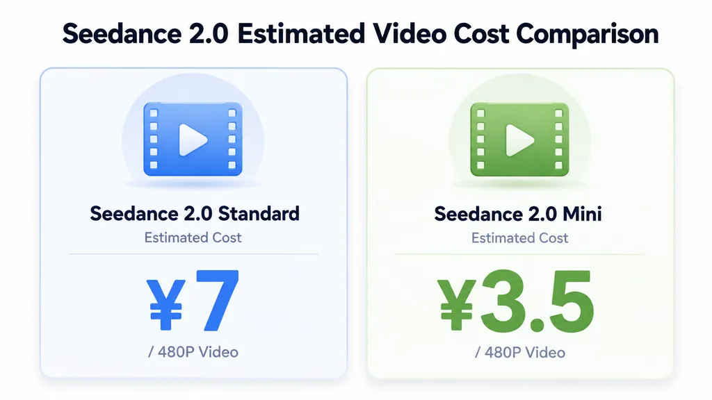 Seedance Estimated Video Cost Comparison