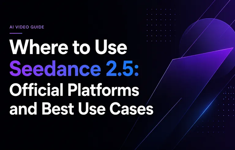 Dónde usar Seedance 2.5: plataformas oficiales y mejores usos