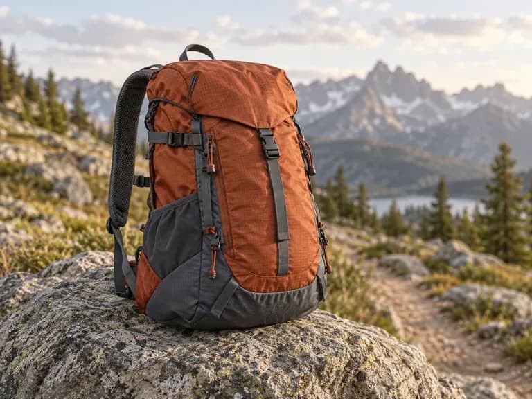Hiking Daypacks: ripstop shells in trail colors like rust and slate