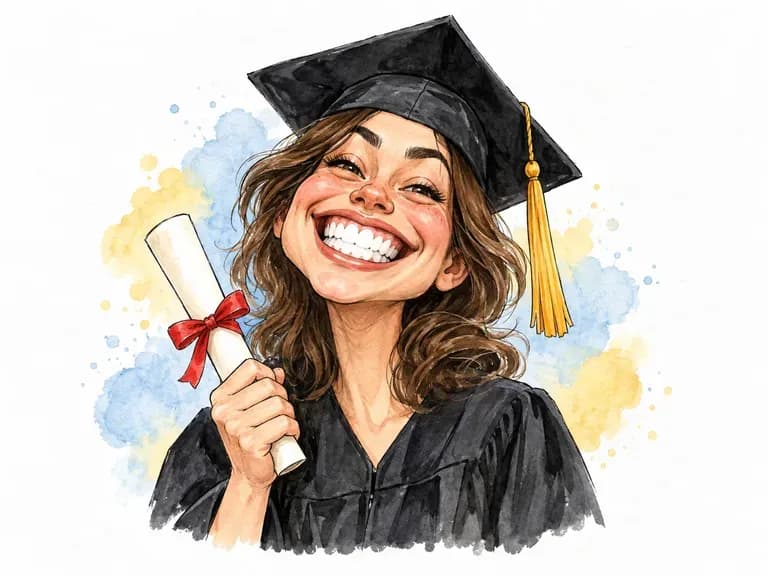 Graduation Faces: a proud grin pushed to the limit