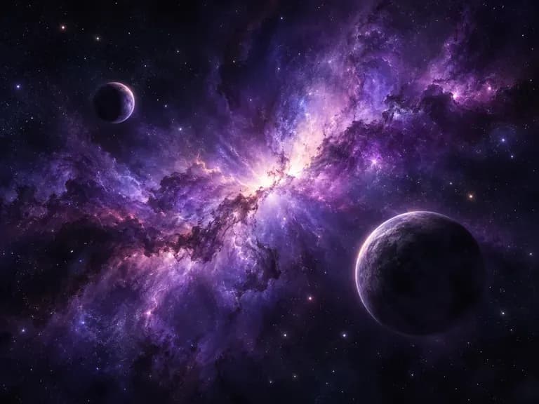 Space Scenes: nebulae and distant planets