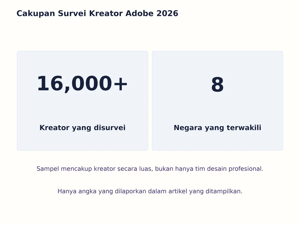 Cakupan Survei Kreator Adobe 2026