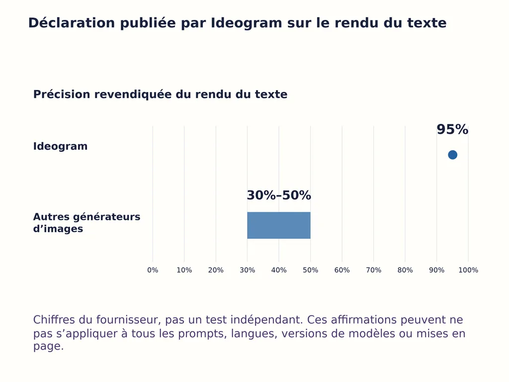 Déclaration publiée par Ideogram sur le rendu du texte