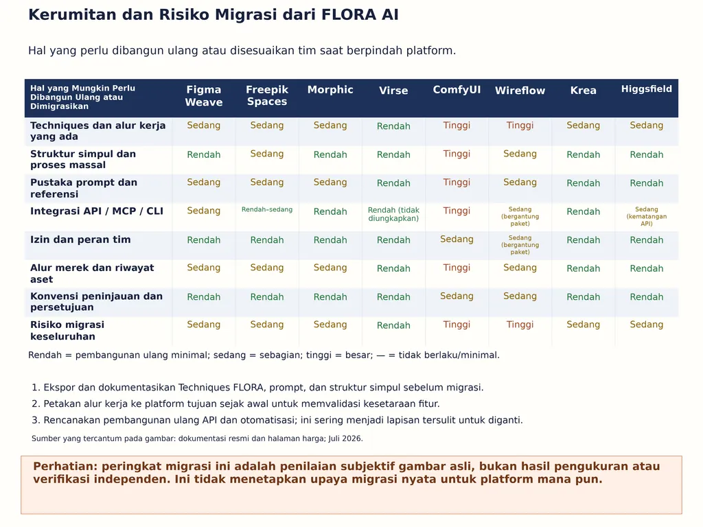 Kerumitan dan Risiko Migrasi dari FLORA AI