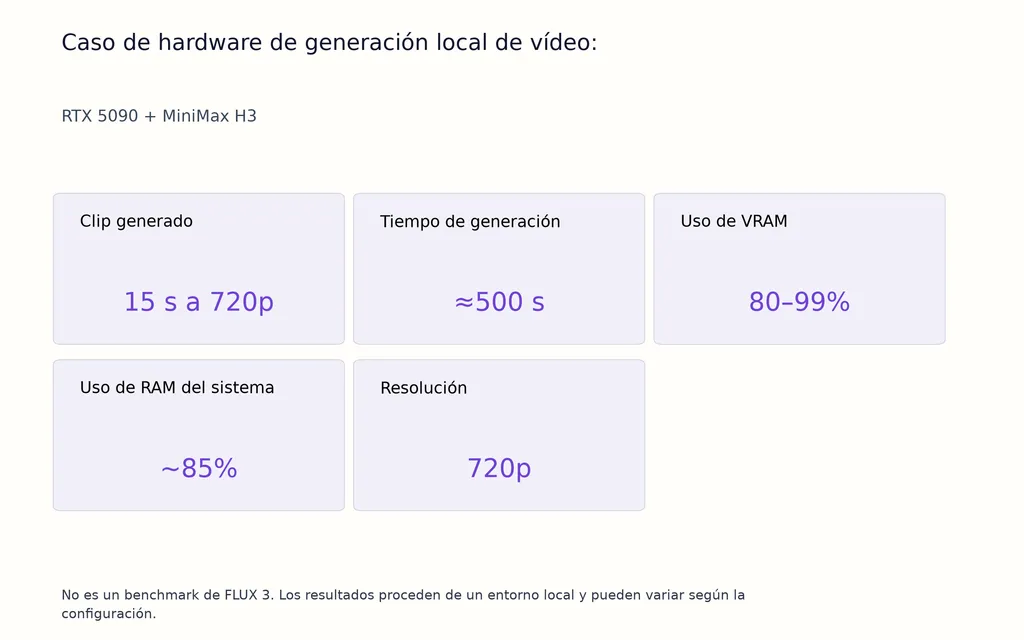 Caso de hardware de generación local de vídeo: