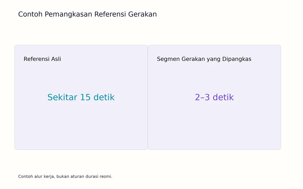 Contoh Pemangkasan Referensi Gerakan