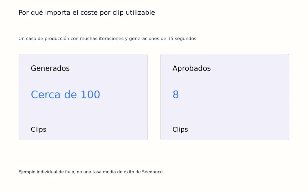 Por qué importa el coste por clip utilizable