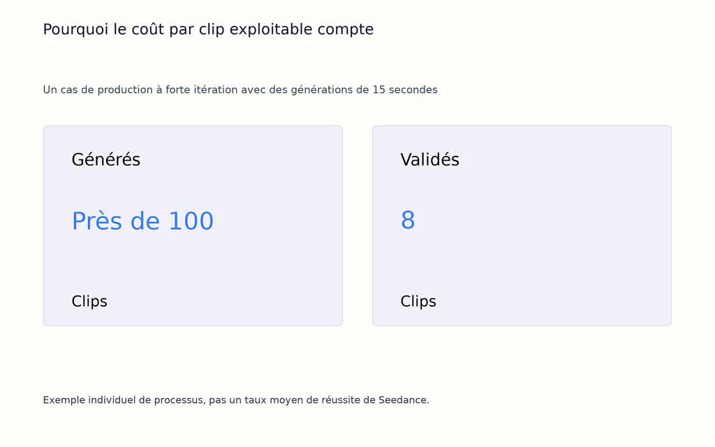 Pourquoi le coût par clip exploitable compte