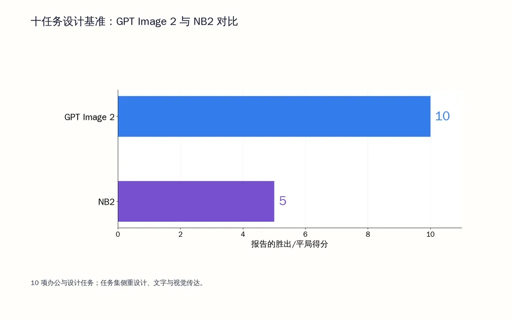 十任务设计基准:GPT Image 2 与 NB2 对比