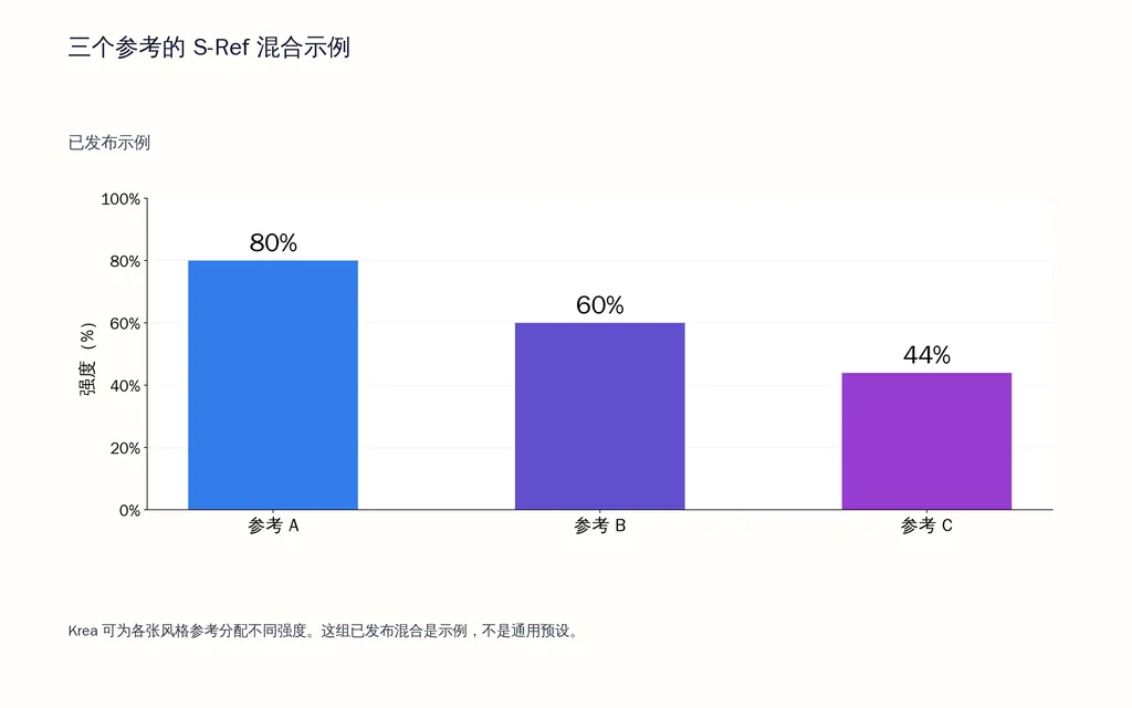 三个参考的 S-Ref 混合示例