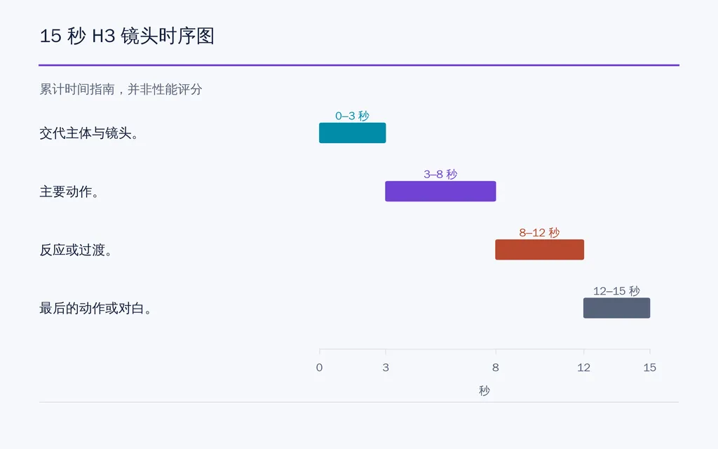 15 秒 H3 镜头时序图