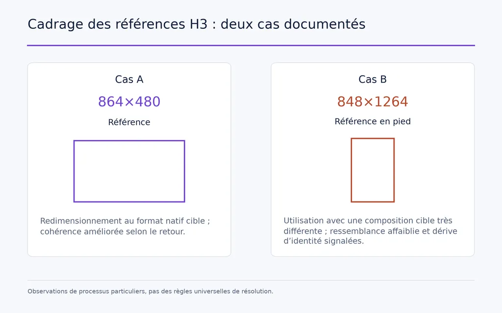 Cadrage des références H3 : deux cas documentés