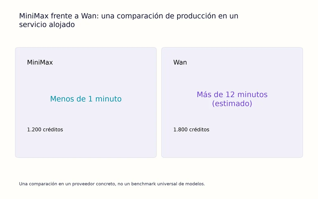 MiniMax frente a Wan: una comparación de producción en un servicio alojado