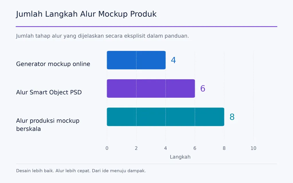 Jumlah Langkah Alur Mockup Produk
