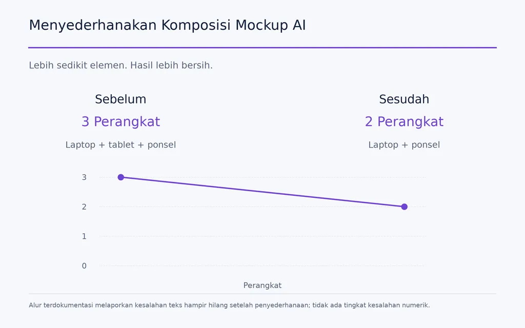 Menyederhanakan Komposisi Mockup AI