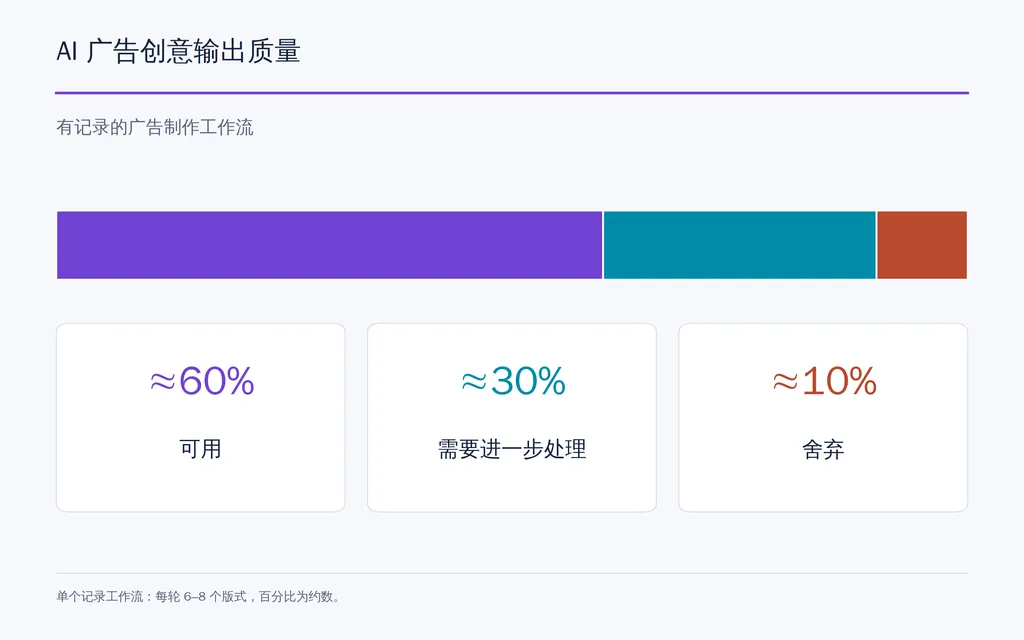 AI 广告创意输出质量
